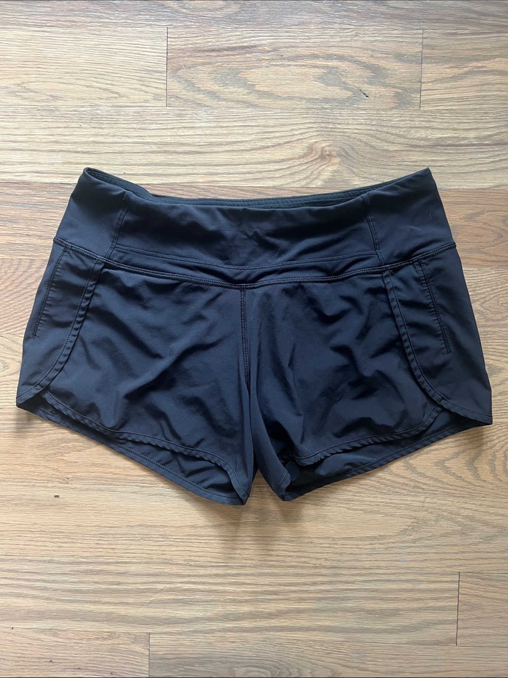 Women’s Lululemon Black Athletic Shorts - Performance Running Style